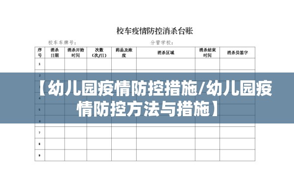 【幼儿园疫情防控措施/幼儿园疫情防控方法与措施】 【幼儿园疫情防控措施/幼儿园疫情防控方法与措施】