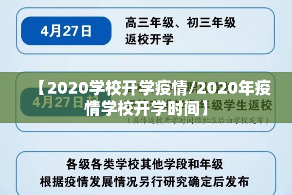 【2020学校开学疫情/2020年疫情学校开学时间】