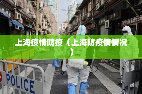 上海疫情防疫（上海防疫情情况）