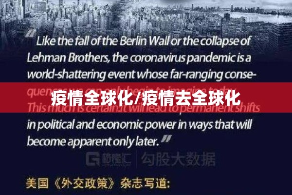 疫情全球化/疫情去全球化 疫情全球化/疫情去全球化
