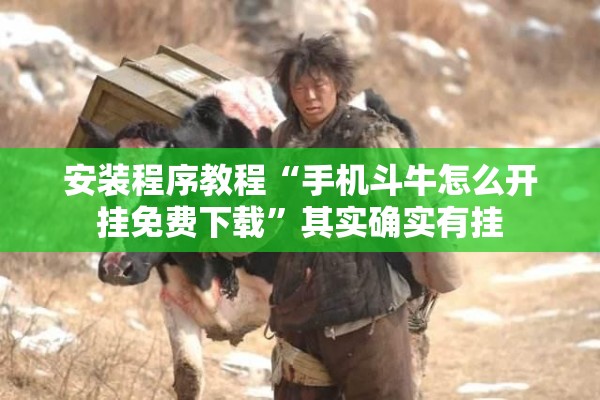 安装程序教程“手机斗牛怎么开挂免费下载	”其实确实有挂