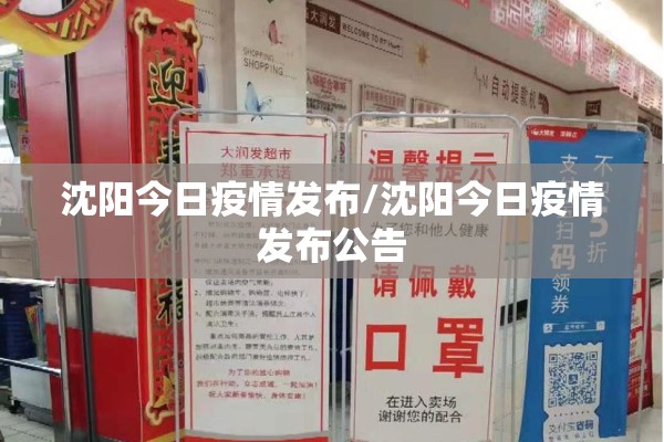 沈阳今日疫情发布/沈阳今日疫情发布公告