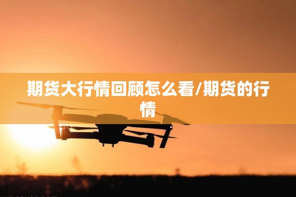 期货大行情回顾怎么看/期货的行情