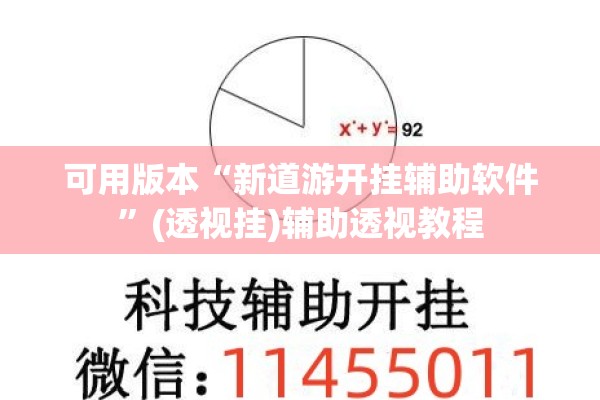 可用版本“新道游开挂辅助软件”(透视挂)辅助透视教程