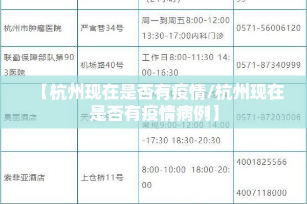 【杭州现在是否有疫情/杭州现在是否有疫情病例】