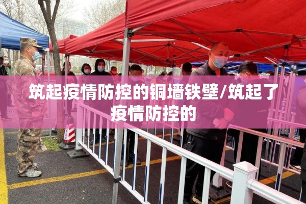 筑起疫情防控的铜墙铁壁/筑起了疫情防控的