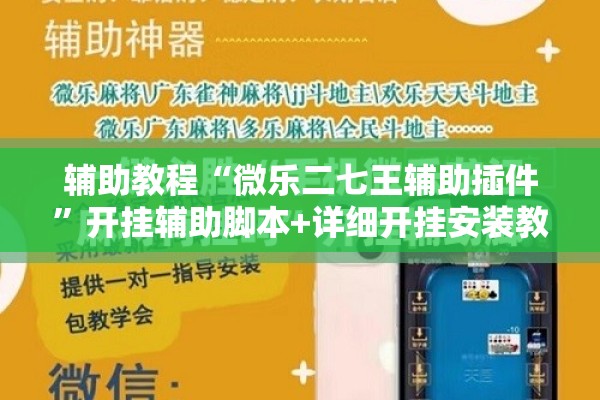 辅助教程“微乐二七王辅助插件”开挂辅助脚本+详细开挂安装教程