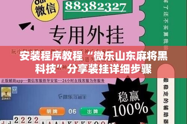 安装程序教程“微乐山东麻将黑科技”分享装挂详细步骤