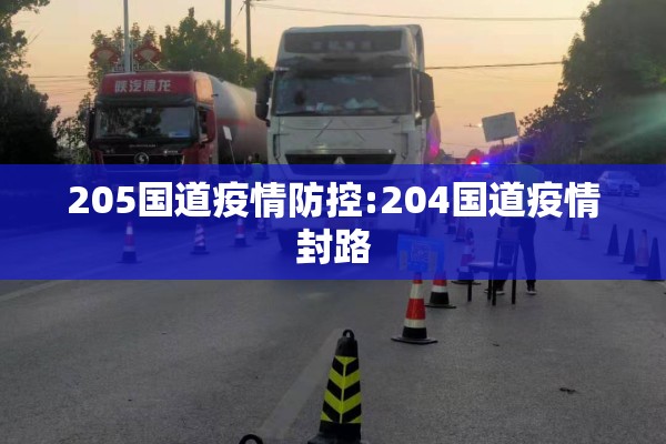205国道疫情防控:204国道疫情封路
