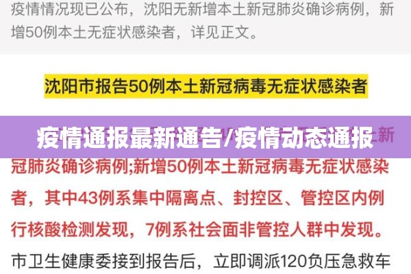 疫情通报最新通告/疫情动态通报