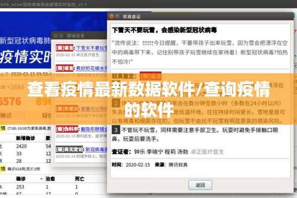 查看疫情最新数据软件/查询疫情的软件 查看疫情最新数据软件/查询疫情的软件