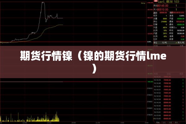 期货行情镍(镍的期货行情lme) 期货行情镍(镍的期货行情lme)
