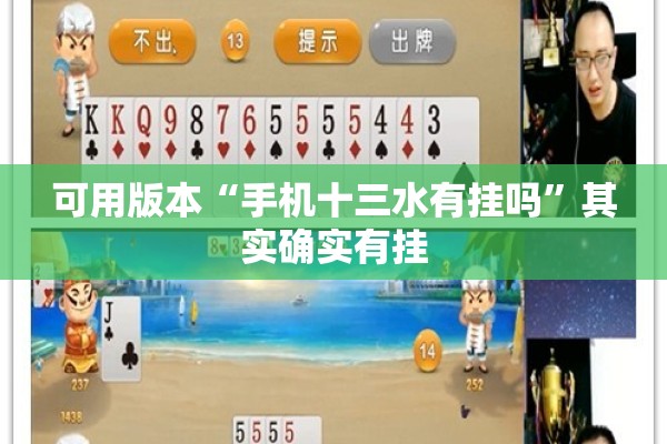 可用版本“手机十三水有挂吗	”其实确实有挂