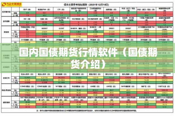国内国债期货行情软件（国债期货介绍）