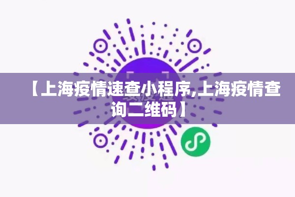 【上海疫情速查小程序,上海疫情查询二维码】