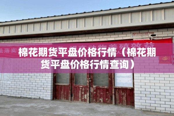 棉花期货平盘价格行情（棉花期货平盘价格行情查询）