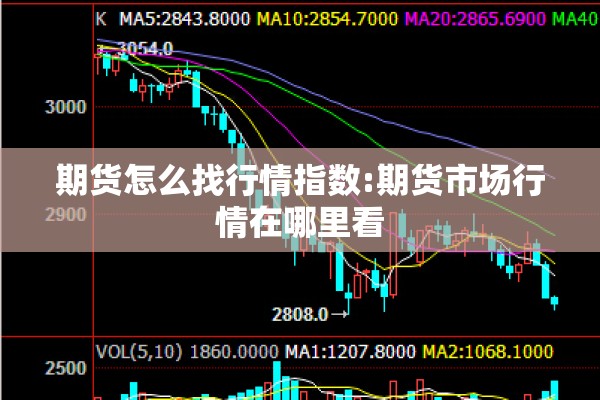期货怎么找行情指数:期货市场行情在哪里看