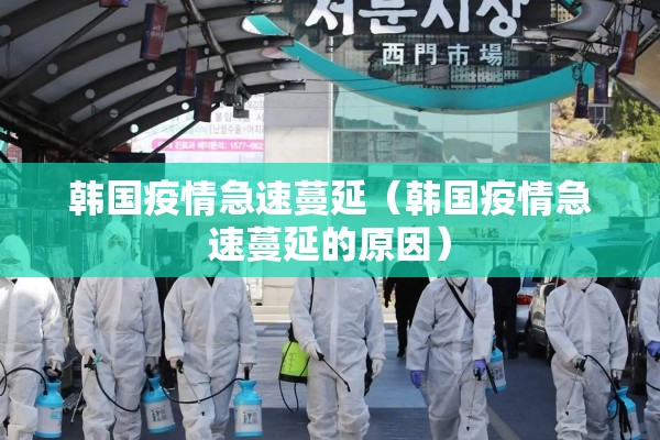 韩国疫情急速蔓延（韩国疫情急速蔓延的原因）