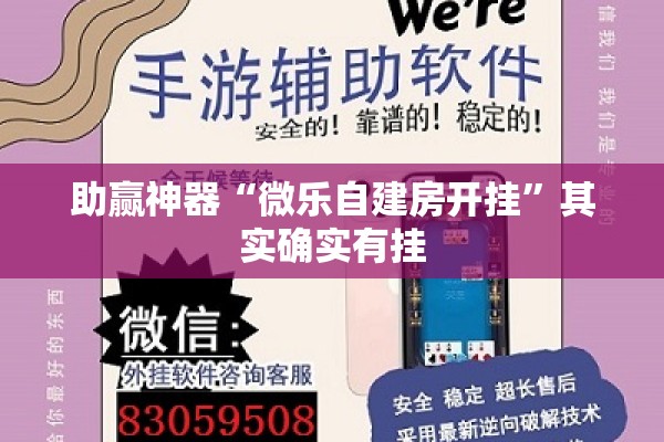 助赢神器“微乐自建房开挂”其实确实有挂