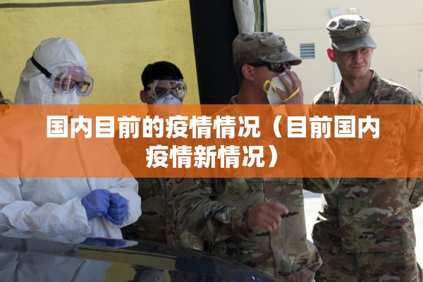 国内目前的疫情情况（目前国内疫情新情况）