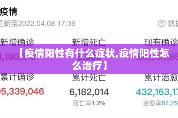 【疫情阳性有什么症状,疫情阳性怎么治疗】 【疫情阳性有什么症状,疫情阳性怎么治疗】
