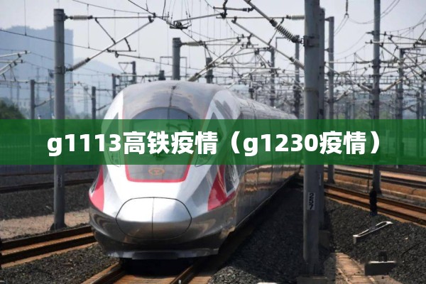 g1113高铁疫情（g1230疫情）