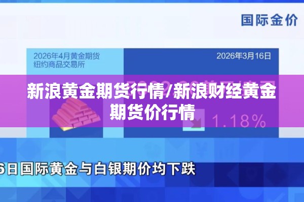 新浪黄金期货行情/新浪财经黄金期货价行情