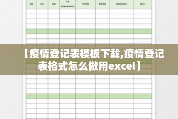 【疫情登记表模板下载,疫情登记表格式怎么做用excel】