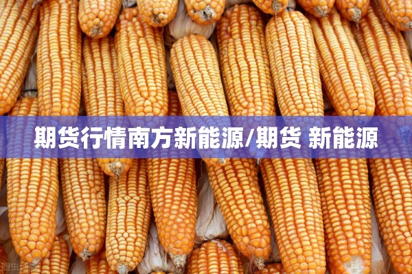 期货行情南方新能源/期货 新能源 期货行情南方新能源/期货 新能源