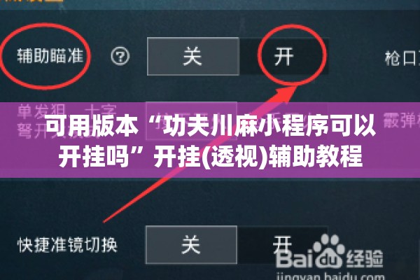 可用版本“功夫川麻小程序可以开挂吗	”开挂(透视)辅助教程
