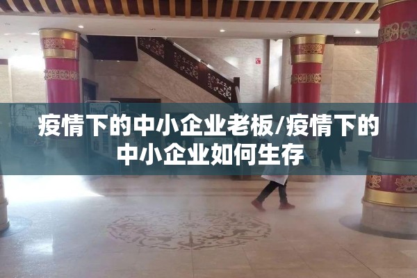 疫情下的中小企业老板/疫情下的中小企业如何生存 疫情下的中小企业老板/疫情下的中小企业如何生存