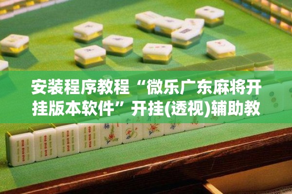 安装程序教程“微乐广东麻将开挂版本软件”开挂(透视)辅助教程