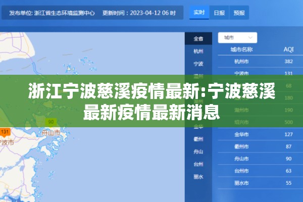 浙江宁波慈溪疫情最新:宁波慈溪最新疫情最新消息