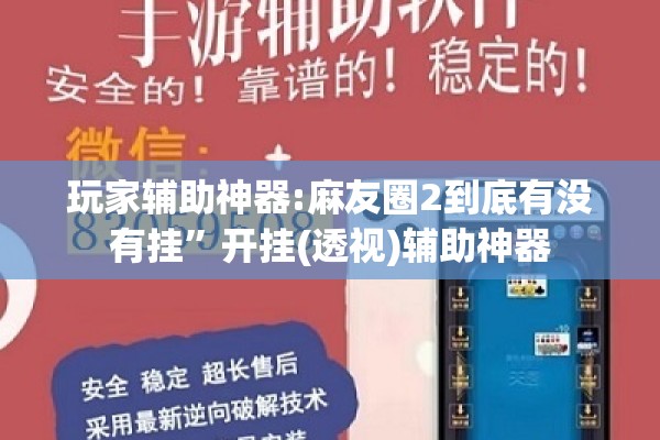 玩家辅助神器:麻友圈2到底有没有挂	”开挂(透视)辅助神器