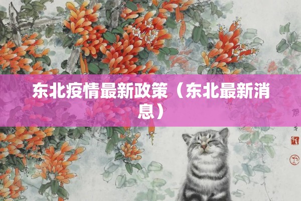 东北疫情最新政策(东北最新消息) 东北疫情最新政策(东北最新消息)