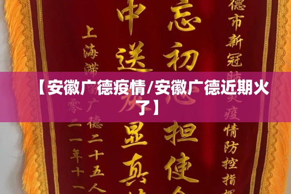 【安徽广德疫情/安徽广德近期火了】