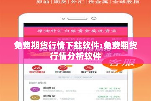 免费期货行情下载软件:免费期货行情分析软件