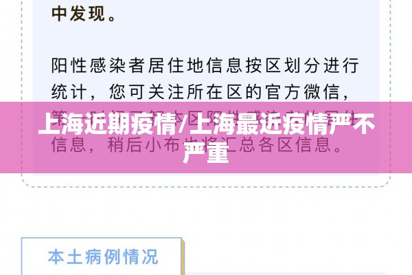 上海近期疫情/上海最近疫情严不严重