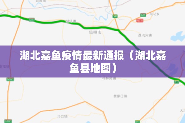 湖北嘉鱼疫情最新通报（湖北嘉鱼县地图）