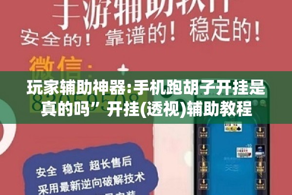 玩家辅助神器:手机跑胡子开挂是真的吗”开挂(透视)辅助教程