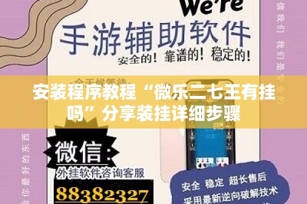 安装程序教程“微乐二七王有挂吗	”分享装挂详细步骤