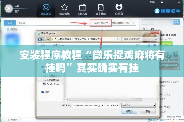 安装程序教程“微乐捉鸡麻将有挂吗”其实确实有挂