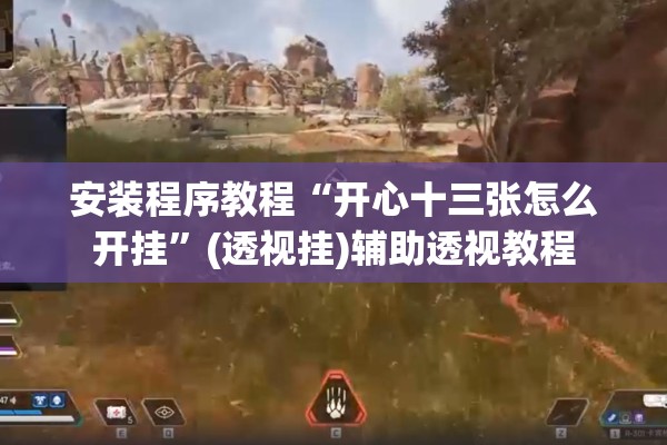 安装程序教程“开心十三张怎么开挂	”(透视挂)辅助透视教程