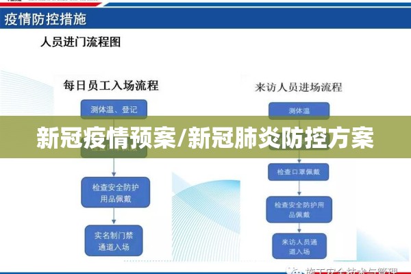 新冠疫情预案/新冠肺炎防控方案 新冠疫情预案/新冠肺炎防控方案