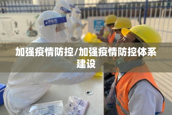 加强疫情防控/加强疫情防控体系建设
