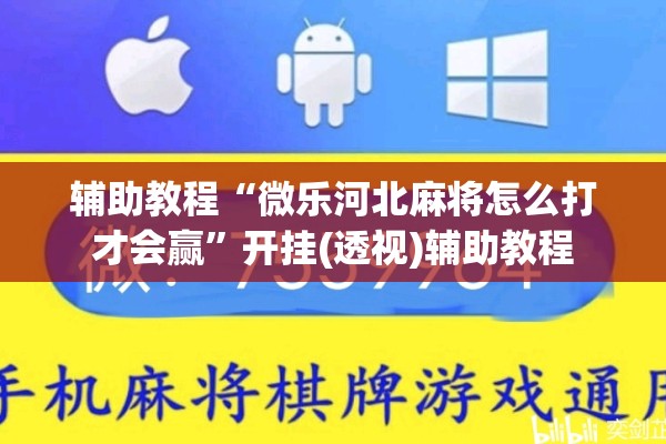辅助教程“微乐河北麻将怎么打才会赢”开挂(透视)辅助教程