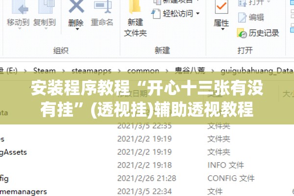 安装程序教程“开心十三张有没有挂”(透视挂)辅助透视教程