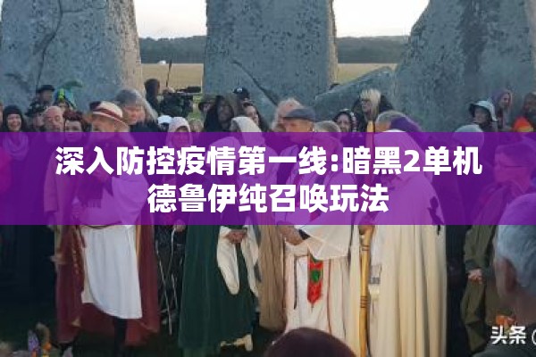 深入防控疫情第一线:暗黑2单机德鲁伊纯召唤玩法 深入防控疫情第一线:暗黑2单机德鲁伊纯召唤玩法