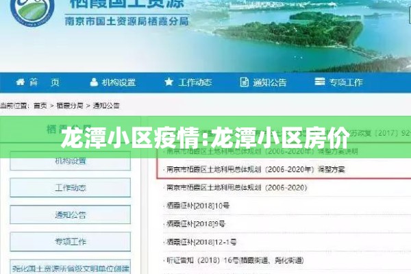 龙潭小区疫情:龙潭小区房价