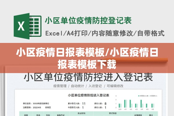 小区疫情日报表模板/小区疫情日报表模板下载